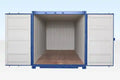 Conteneur maritime 20 pieds neuf, portes ouvertes, vue de face - Conteneurs Outaouais